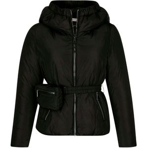 Alba Moda Steppjacke Steppjacke mit abnehmbarer Bauchtasche