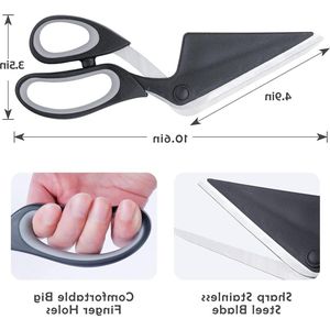 Pizzaschaar met pizzames - pizzasnijder en serveerder - geïntegreerde pizzaschep - 27 cm