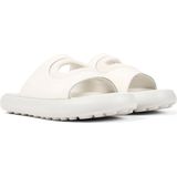 Camper - K201620 Sandalen - Wit - Leren/Textiel - Dames Slippers met Neopreen Details