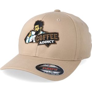 Hatstore- Coffee Lover Khaki Flexfit - Iconic Cap