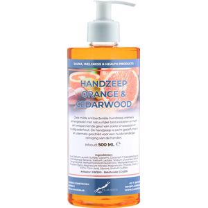 Handzeep Sweet Orange & Cedarwood 500 ml - met gratis pomp