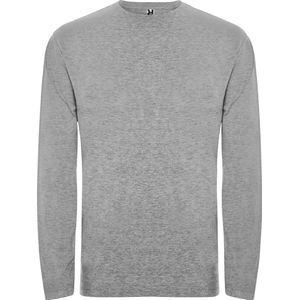 Licht Grijs Effen t-shirt lange mouwen model Extreme merk Roly maat XL