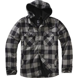 Brandit - Lumber Jacket - L - Zwart/Grijs
