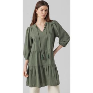 VERO MODA VMPRETTY 3/4 TUNIC WVN GA NOOS Dames Jurk - Maat XS