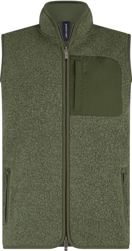 State Of Art - Bodywarmer - Olive - Teddy