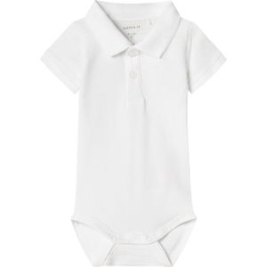NAME IT NBMHADDO SS POLO BODY Jongens Kledingset - Bright White - Maat 74