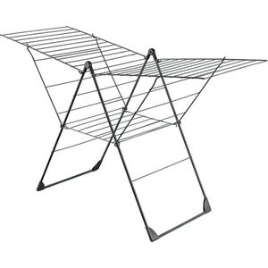 Metaltex/Tomado Droogrek Vento 30mtr Zwart Metaltex Droogrekken (177cm X63cm)