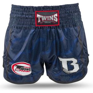 Twins Special x Booster TBT 5 Muay Thai Shorts - zwart / blauw XL