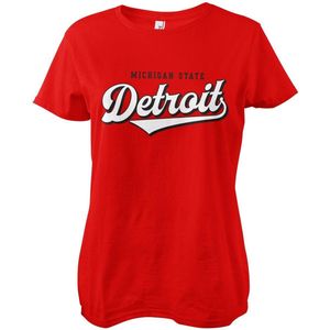 Hybris Detroit Girly Tee Damen T-Shirt Red-M