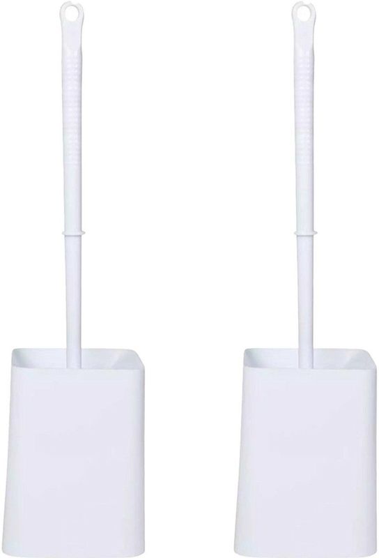 Benson - Toiletborstel met Houder - Wit - Kunststof - 41 cm