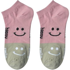 Clayre & Eef Grappige Sokken one size Roze Polyester smile