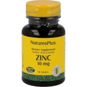 Zinc 10 mg, Zink van Nature's Plus in 10 mg, 90 tabletten