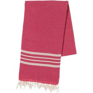 Hamamdoek Krem Sultan Fuchsia 180x100cm