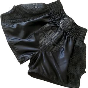PrideorDie Muay Thai Shorts RECKLESS Full Black - XS, S, M, XXL