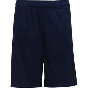 adidas Performance AEROREADY Heather Shorts - Kinderen - Blauw- 128