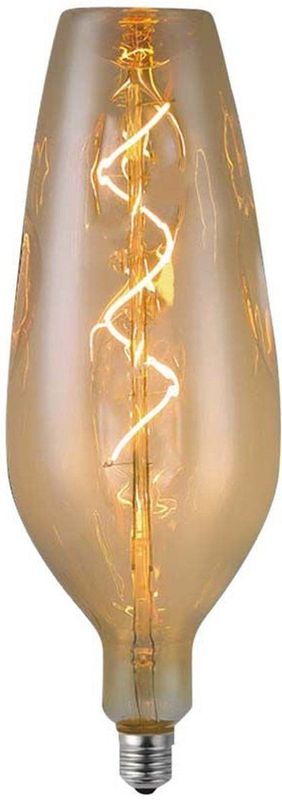 V-TAC VT-2272 LED Lamp - E27 - Spiraalvormige gloeidraad - IP20 - Amber - 4W - 250 Lumen - 2700K