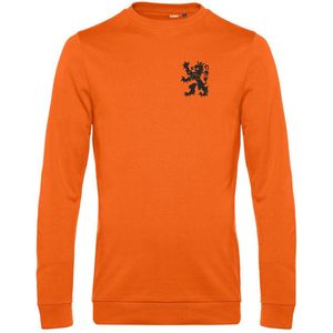 Sweater Holland Leeuw Klein Zwart | Oranje Shirt | Koningsdag Kleding | Oranje | maat 4XL