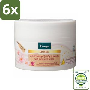 Kneipp - Body crème - Soft Skin - Amandelbloesem - 200 ml - Voordeelverpakking - 6 stuks - Lichaamscrème - Verzorging