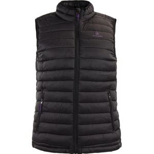 Damesvest lilith black l - sportief & ademend fleece