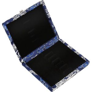 Oboe bladhouder van houtweefsel - set van 6 stuks in blauw met ademende gaten