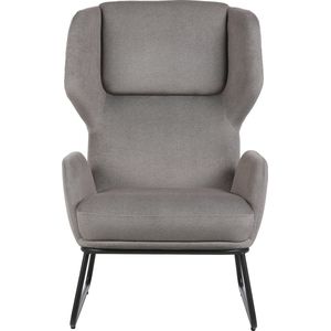 Fauteuil Jay Licht Grijs - Van collectie Furnilux– Moderne Elegantie en Comfort - kunstleer - 65 x 69 x 110 cm