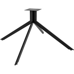 In And OutdoorMatch Tafelpoten Jane - Vierpotig tafelframe - Stalen tafelpoten - Zwarte tafelpoten - Industriële stijl