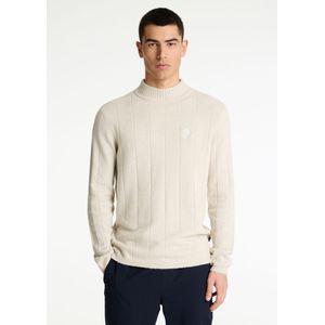 Chasin' - Track Mock - Trui - Beige - Regular Fit