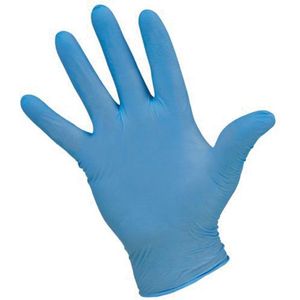 Weg werphandschoenen-Nitril handschoenen-Wegwerphandschoenen Nitril-Nitril handschoenen maat LARGE- 2+2Gratis