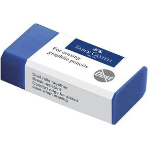 Faber-Castell gum - stofvrij - blauw - FC-187170