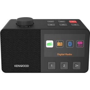 Kenwood - CR-M70DAB - Seniorenradio - Zwart - 4,3-inch Kleurendisplay