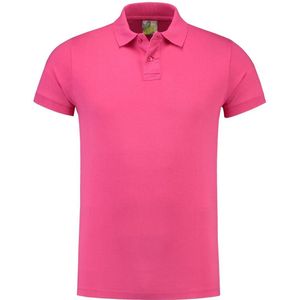 Lemon & Soda jersey polo voor heren fuchsia maat XXL