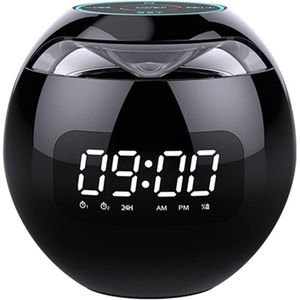 Digitale Wekker met Bluetooth Speaker en Kleurrijk Licht - Dual Alarms en Muziekspeler