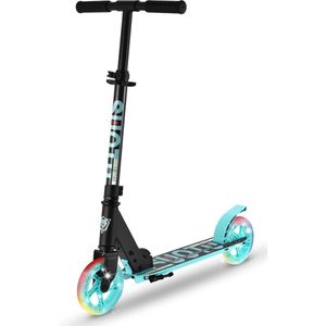 Suotu Kinderstep - 145mm wielen - Step - 3 tot 12 Jaar - tot 50 kg - lichtgevende wielen - Jongens/Meisjes - Aluminium
