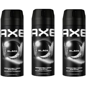 AXE Deo Spray - BLACK - 3 x 150 ml