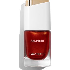 LAVERTU Nagellak Unique – 20 Lia Orange - Langhoudende Vegan Nagellak met Glanzende Finish – Sneldrogend & Verzorgend – 10 ml