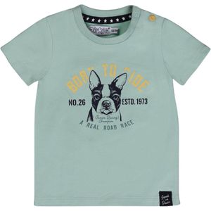 Dirkje - T-shirt - Born - To - Ride - Lichtblauw - Maat 56