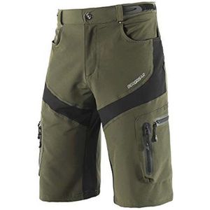 Fietsshorts voor heren met losse pasvorm en 6 zakken