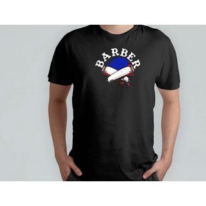 Born To Be Barber - T Shirt - BarberLife - FreshFade - BarberShopVibes - HairArt - BarbierLeven - StrakkeFade - BarbierShopStijl - HaarKunst