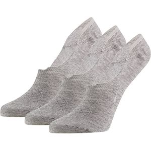 Apollo - Bamboe Footies - Licht Grijs - Maat 35/38 - Naadloze sokken - Footies dames - sneakersokken