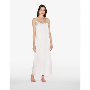 La Perla Long Slip Dress-Silk Wit 2