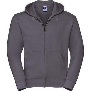 Authentic Full Zip Hoodie Sweatshirt 'Russell' Convoy Grey - XS