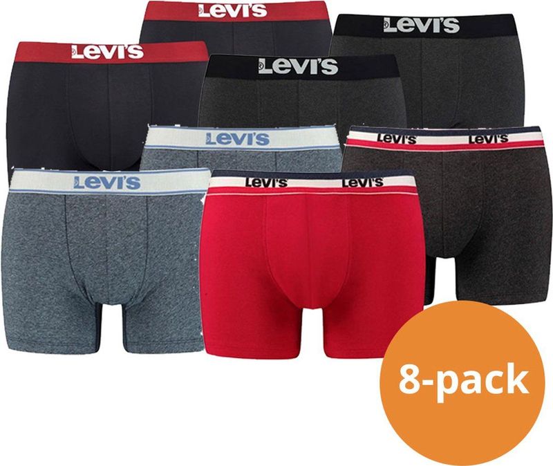 Levi's - Boxershorts - 8-pack - Heren Ondergoed - Mixed Pakket