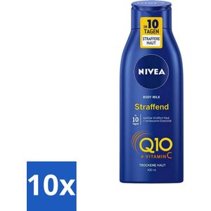 Nivea - Q10 Energy+ Body Milk - Huid Versterkende - 400 ml - Bulkverpakking - 10 stuks