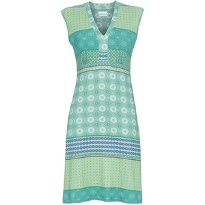 Chique bont blauw strandjurkje - Blauw - Maat - 40