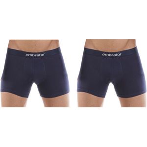 Embrator 2-stuks mannen Boxershort donkerblauw maat M