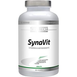 SynaVit 60caps - SynTech - Multivitamine - gezondheid - vermoeidheid - weerstand