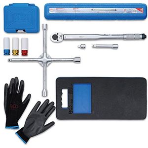 Wielverversingsvoordeelset 9-delig met Momentsleutel en Velgenbeschermers