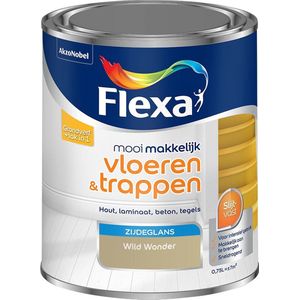Flexa Mooi Makkelijk - Vloeren en Trappen - Kleur van het Jaar 2023 - Wild Wonder - 750 ml
