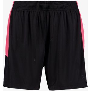 Dutchy dames voetbalshort zwart roze - Maat S