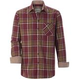 Babista - SALTINORA - Overhemd - Donkerrood - Flanel - Katoen